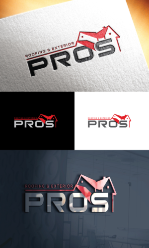 Design de Logo par step forward 2 pour Roofing and Exterior PROS | Design : #26947329