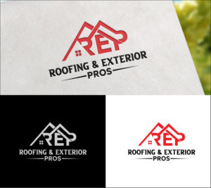 Logo Design by Udaya G for Roofing and Exterior PROS | Design: #26954713