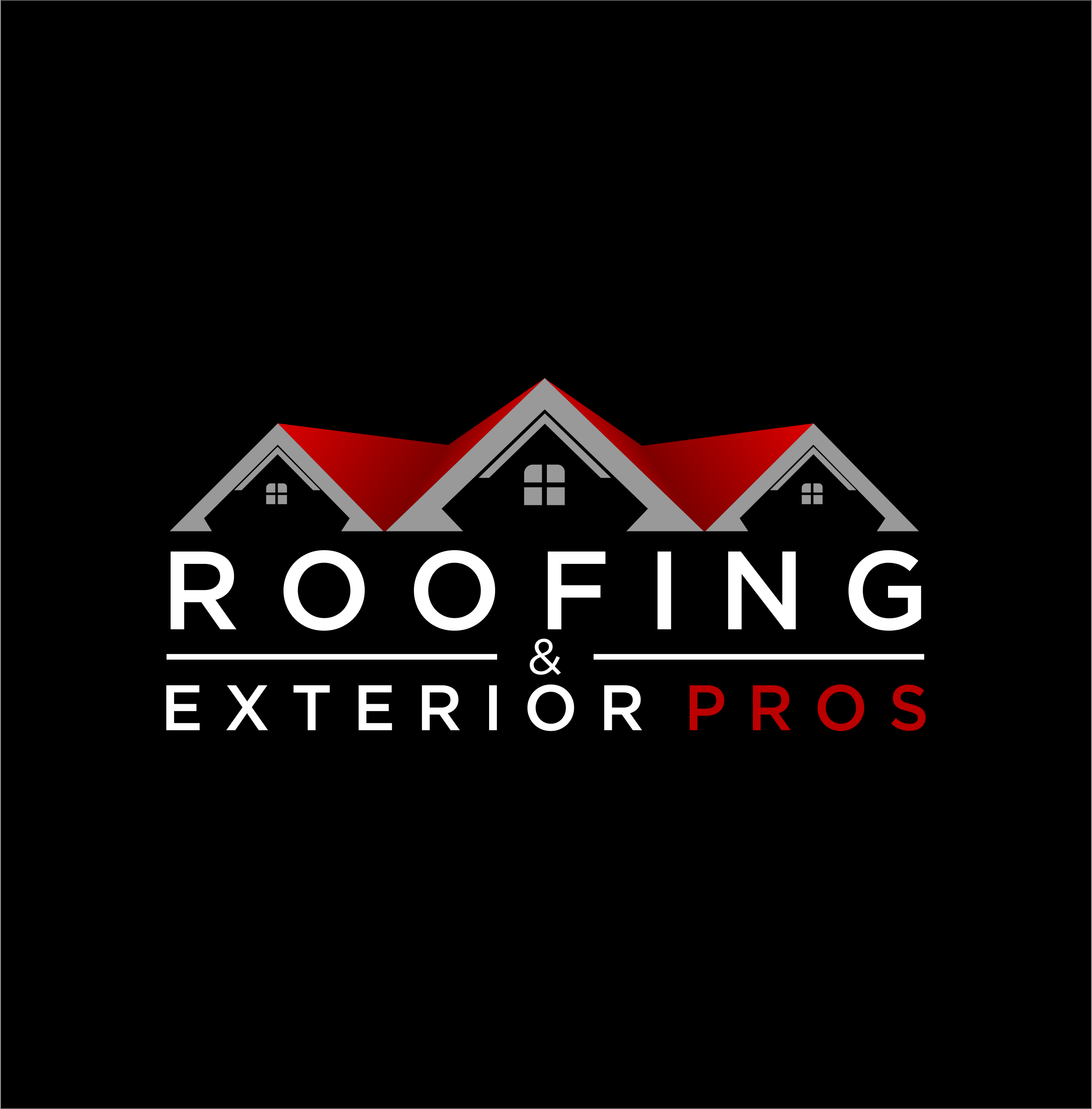 Logo Design by ERLANDO RONTE RDJ for Roofing and Exterior PROS | Design #26949105