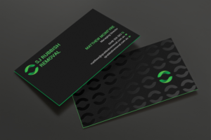 SJ Rubbish Removal Business Card | Business Card Design by DesignShout