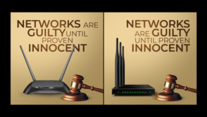 Graphic Design - Networks are Guilty Until Proven Innocent | Graphic Design by lnb...