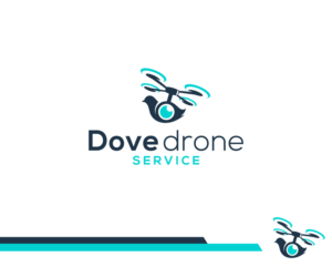 Dove drone service | Logo Design by Fat Bat Man