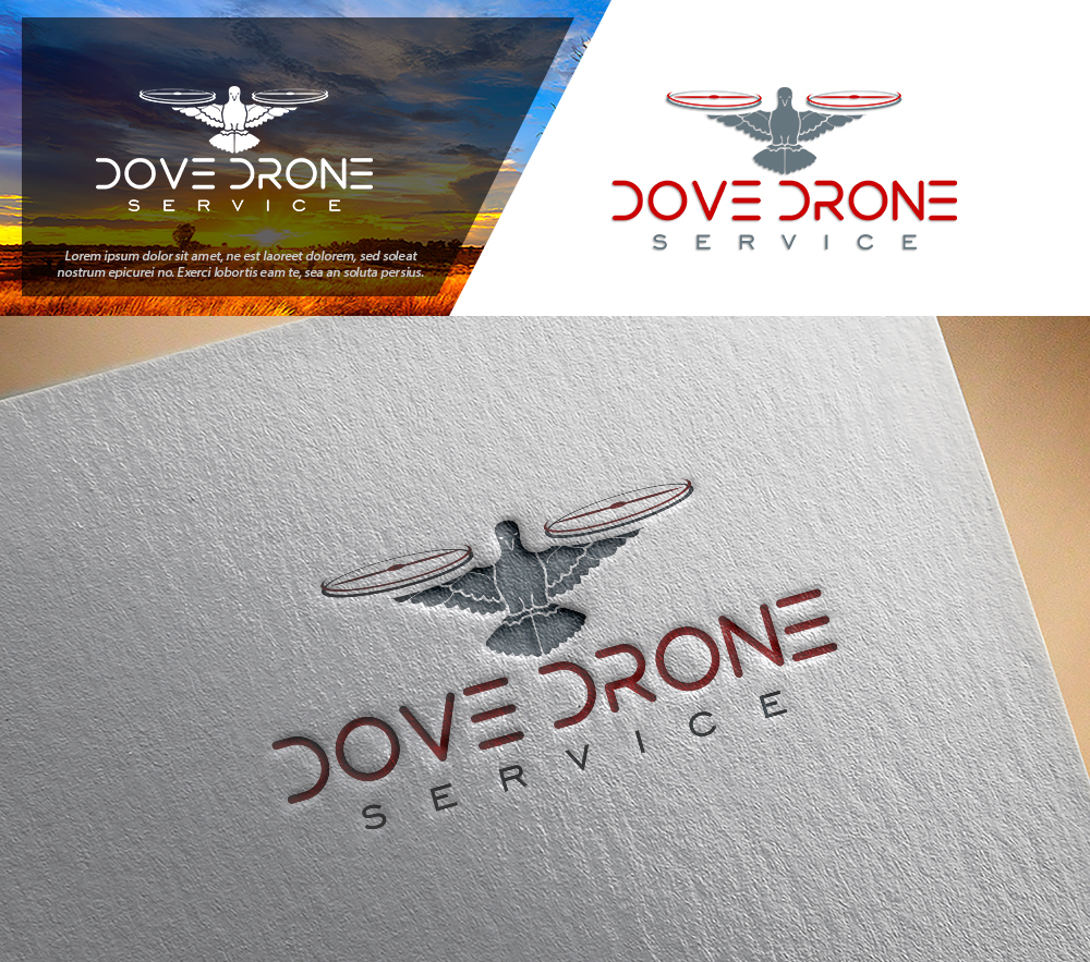 Logo Design by damian for Dove drone service llc  | Design #26946366