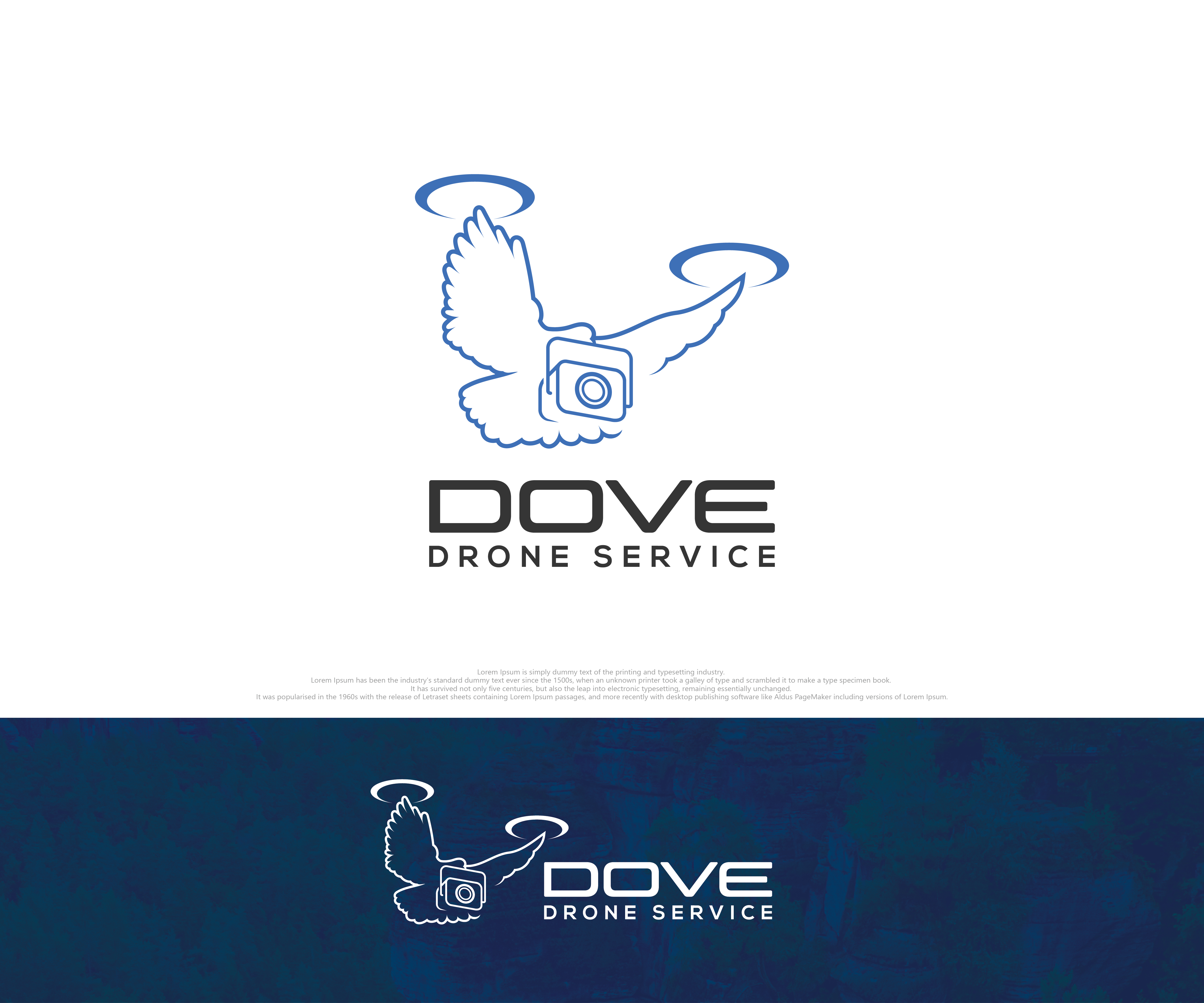 Logo Design by Hendy April for Dove drone service llc  | Design #26948523