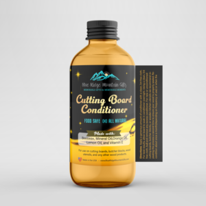 Cutting Board Oil Label | Label Design by connexis