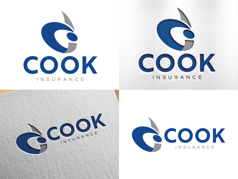 Logo Design by Cliping_path for Cook Insurance Agency | Design #26952756