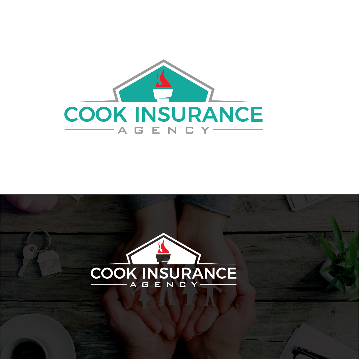 Logo Design by Deziners Zone for Cook Insurance Agency | Design #26959390