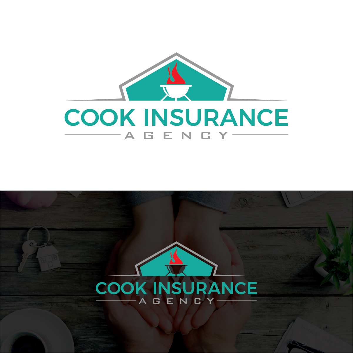 Logo Design by Deziners Zone for Cook Insurance Agency | Design #26990333