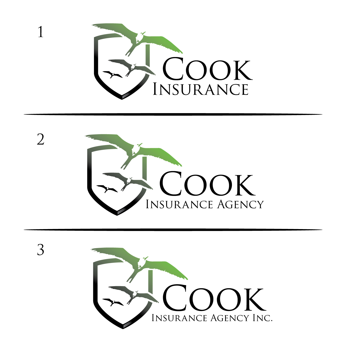 Logo Design by GODDREAMCREATION for Cook Insurance Agency | Design #26974634