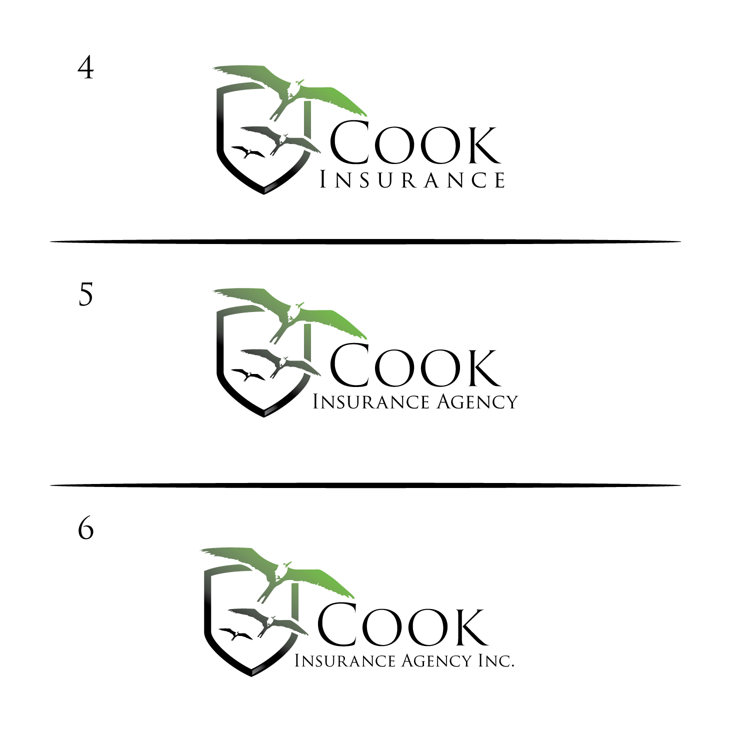 Logo Design by GODDREAMCREATION for Cook Insurance Agency | Design #26986715
