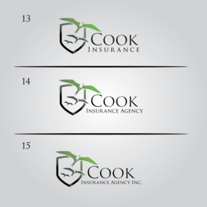 Logo Design by GODDREAMCREATION for Cook Insurance Agency | Design: #26986716
