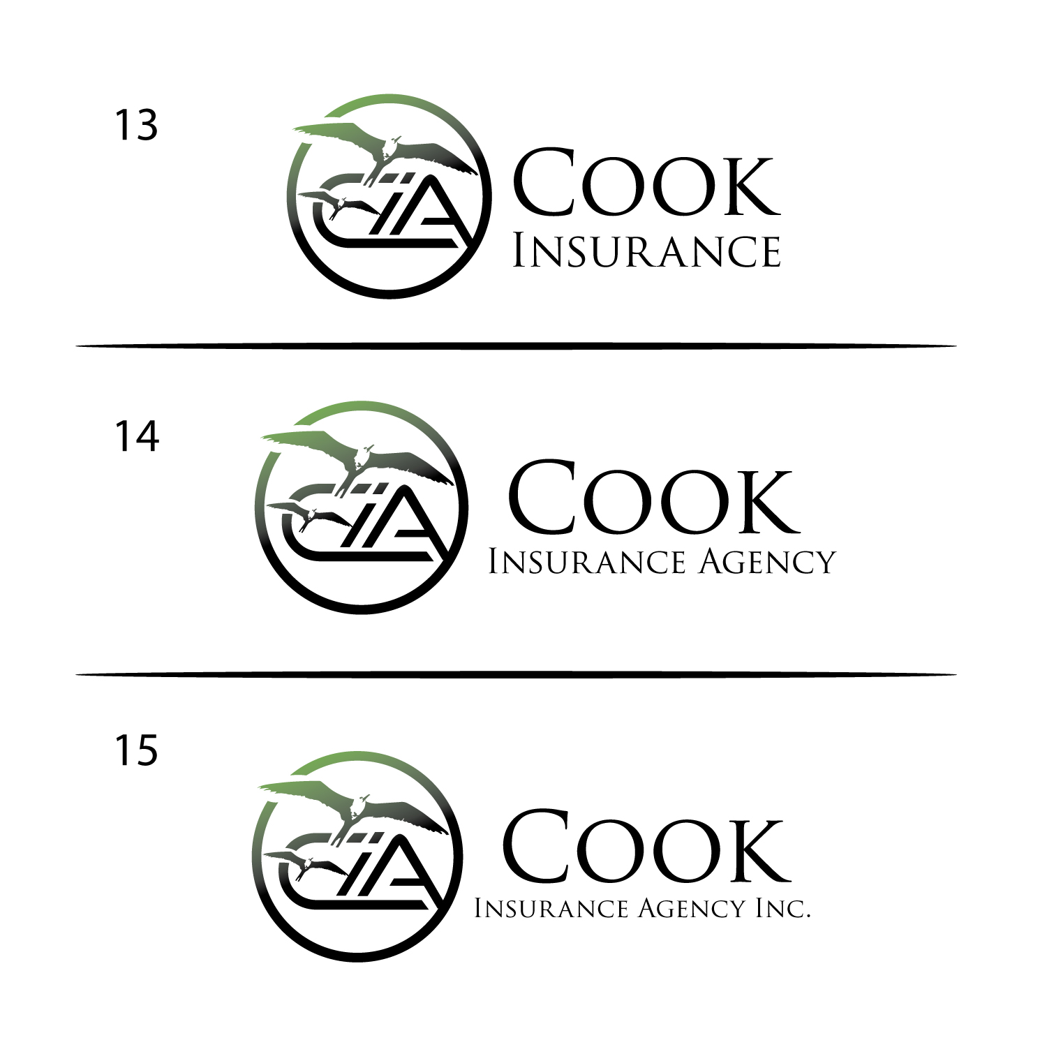 Logo Design by GODDREAMCREATION for Cook Insurance Agency | Design #26988979