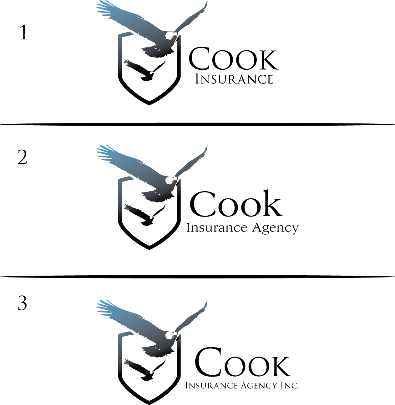 Logo Design by GODDREAMCREATION for Cook Insurance Agency | Design #26988981