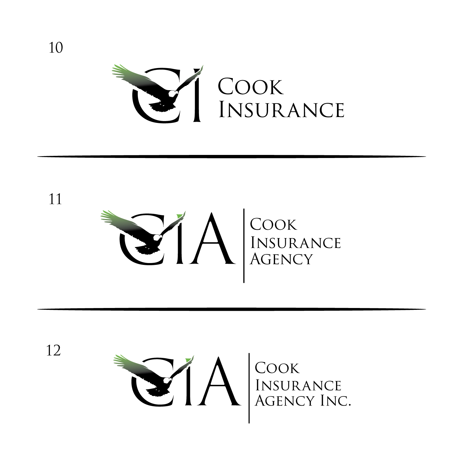 Logo Design by GODDREAMCREATION for Cook Insurance Agency | Design #26988982
