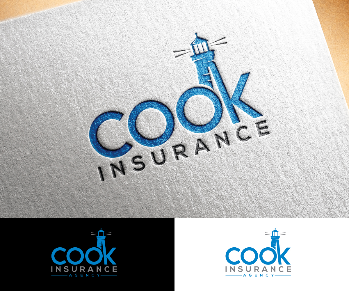Logo Design by step forward 2 for Cook Insurance Agency | Design #26948194