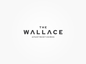 The Wallace (subtext Apartment Homes) | Logo Design by Atvento Graphics