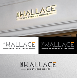 The Wallace (subtext Apartment Homes) | Logo Design by Blessing Angel