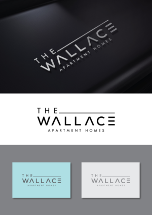 The Wallace (subtext Apartment Homes) | Logo Design by Dot Design 3