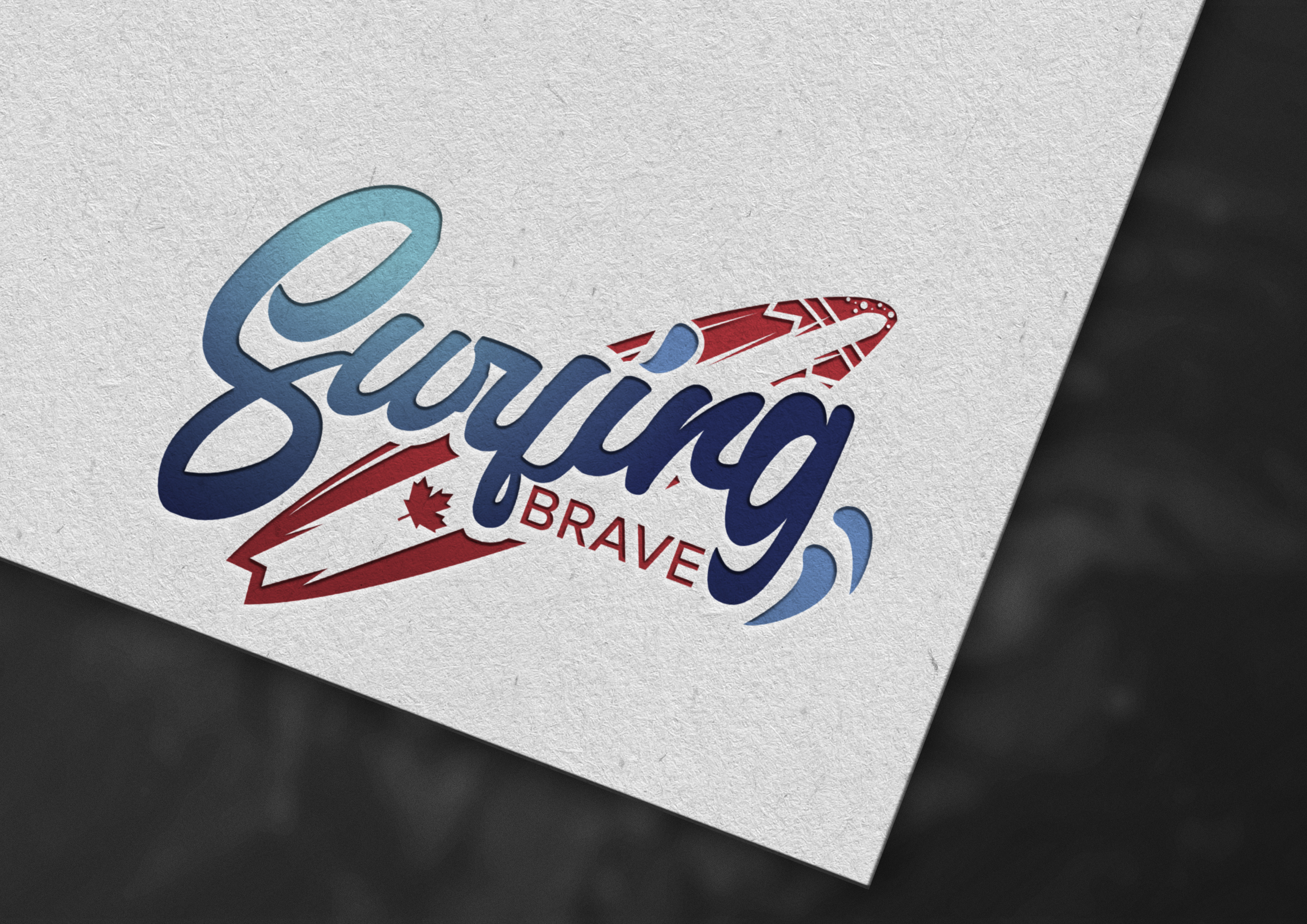 Logo-Design von n214008 für Surfing Brave | Design #26952987