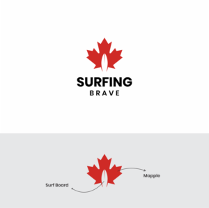 Surfing Brave | Logo Design by DesignFirst