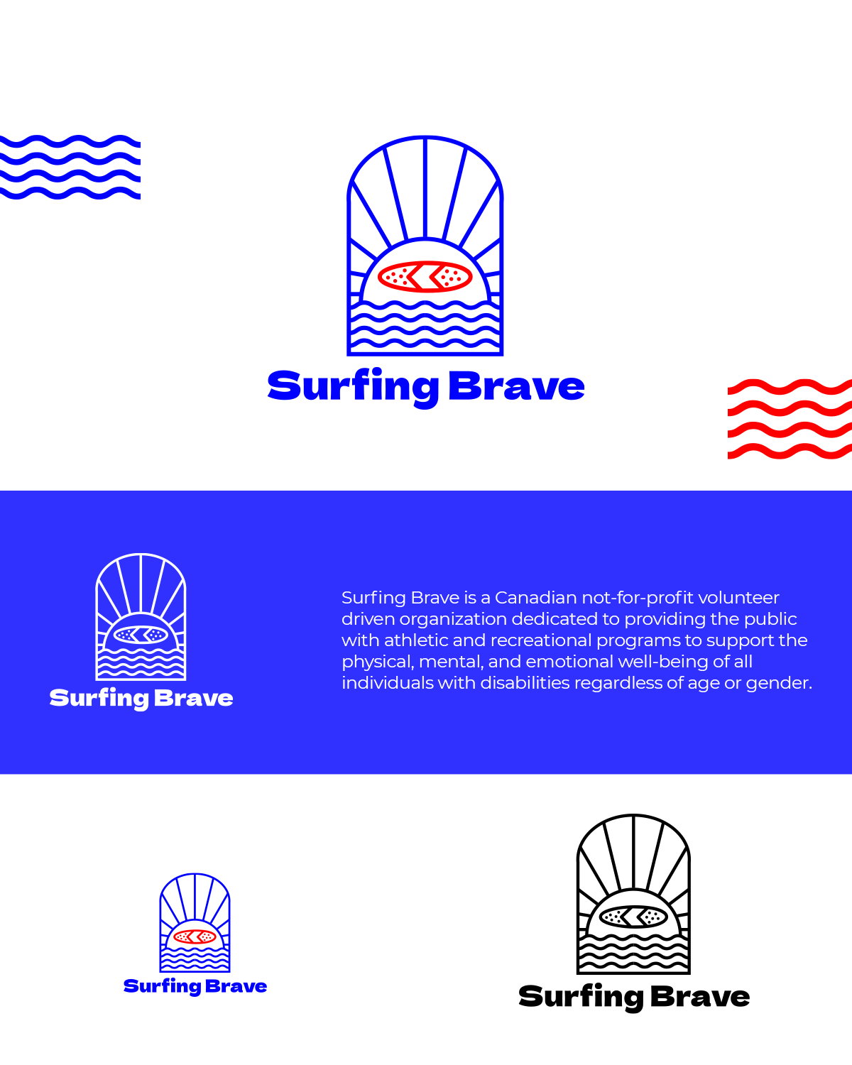 Logo Design by FoxD solutions for Surfing Brave | Design #26951572