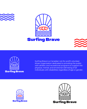 Logo Design by FoxD solutions for Surfing Brave | Design #26951572