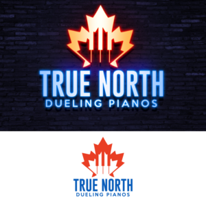True North Dueling Pianos | Design de Logo par Graphic Bricks