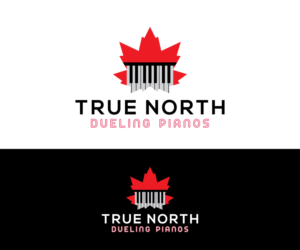 True North Dueling Pianos | Logo-Design von Dot Design 3