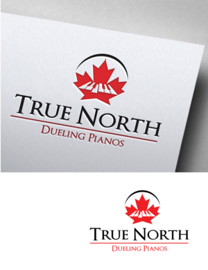 True North Dueling Pianos | Logo-Design von HEAVEN ART