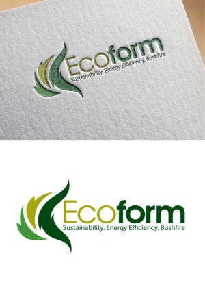 Ecoform  (Tagline: Sustainability. Energy Efficiency. Bushfire) | Logo-Design von blue eye