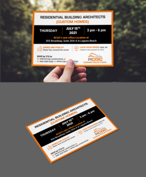 FUN Construction Open House Invitation | Einladungs-Design von GraphicsGuru