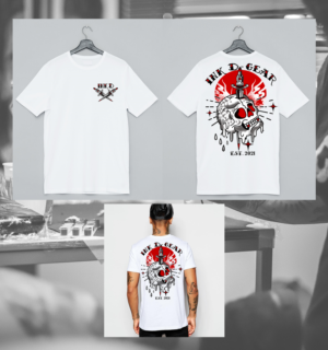INK'D-GEAR LLC needs a American Traditional Skull and Dagger T-shirt Design! | T-Shirt-Design von Heydale