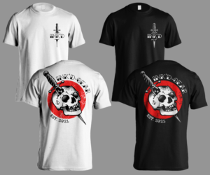 INK'D-GEAR LLC needs a American Traditional Skull and Dagger T-shirt Design! | Diseño de Camiseta por Andi Yan