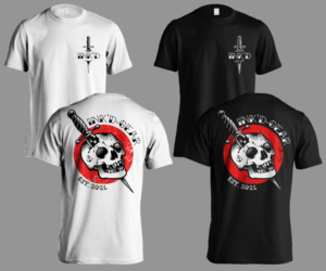 INK'D-GEAR LLC needs a American Traditional Skull and Dagger T-shirt Design! | T-shirt Design by Andi Yan