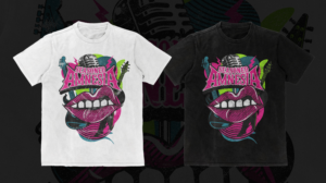 Seasoned Amnesia Classic Rock Band T-shirt Design | T-shirt Design by Bayu_susilo