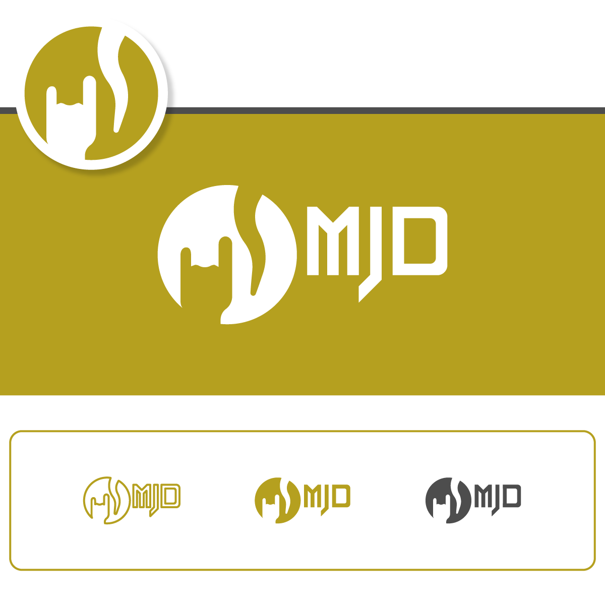 Logo Design by bangkitisnu26 for MJD | Design #26955155