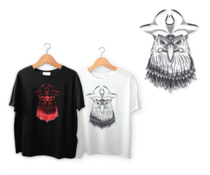 Patriotic Bald Eagle for Apparel Company | T-shirt Design by Kalla