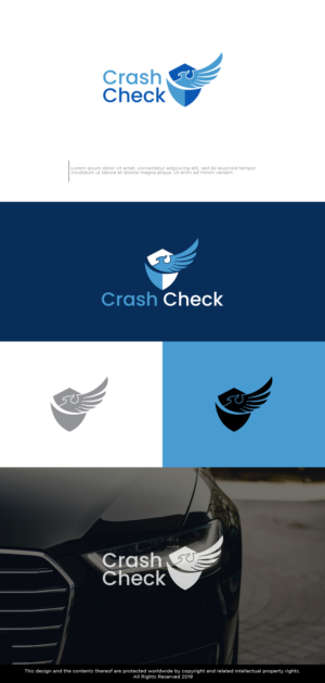Crash Check | Logo Design by Kim Ji