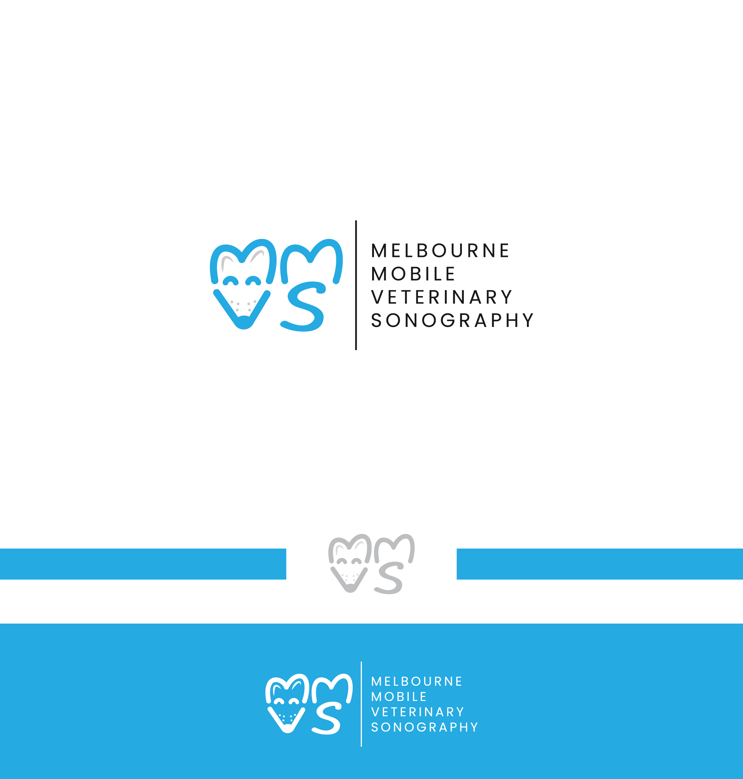 Logo Design by ecorokerz for Melbourne Mobile Veterinary Sonography | Design #26960163