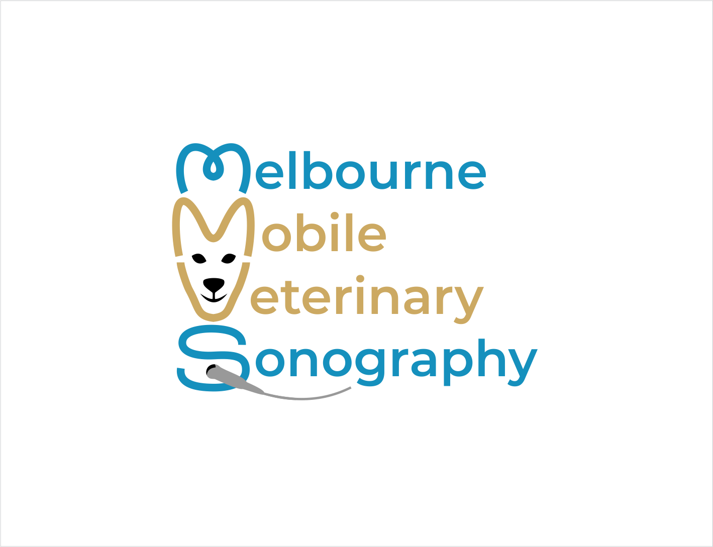 Logo Design by BNdesigner for Melbourne Mobile Veterinary Sonography | Design #26964864