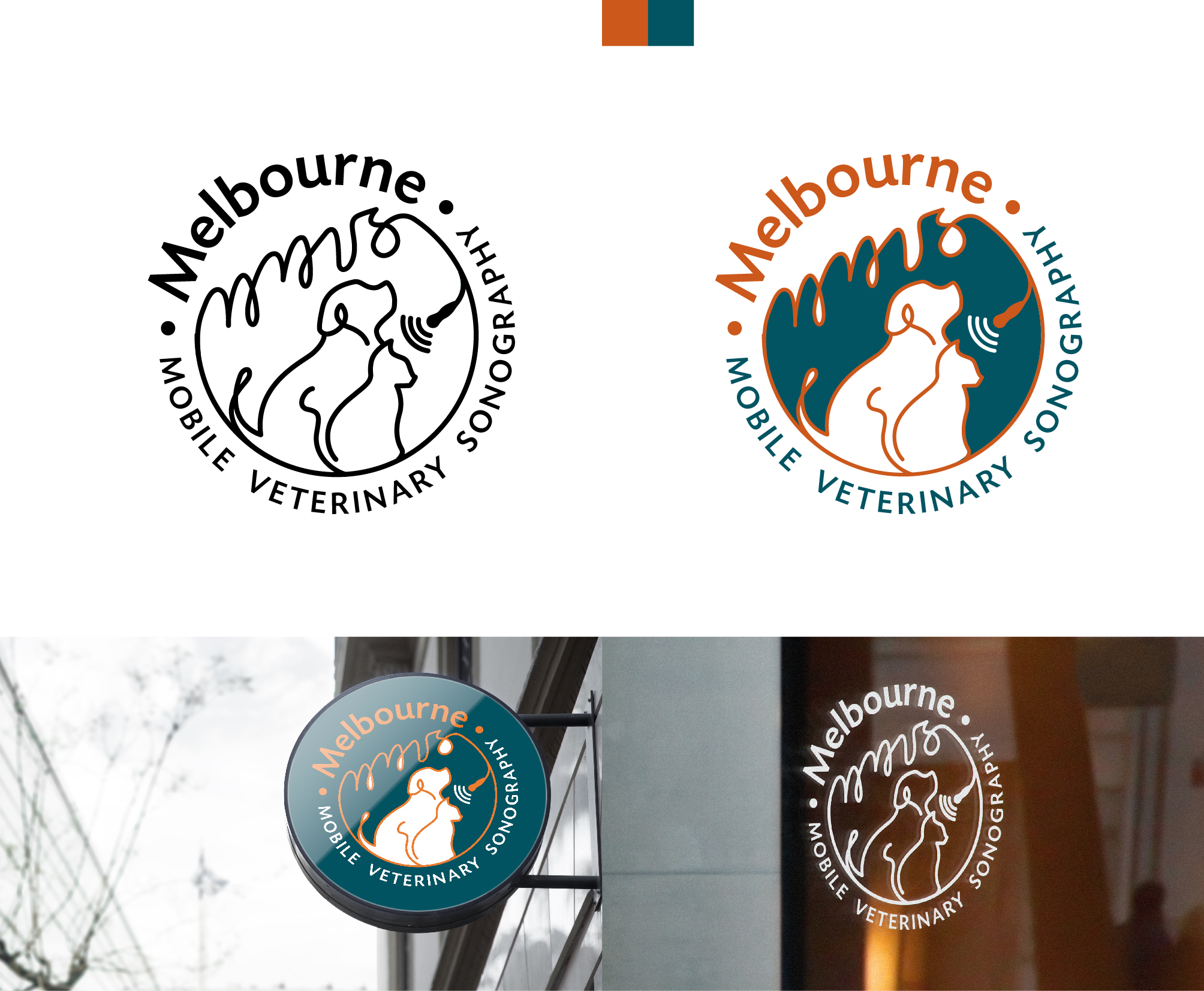 Logo Design by ileanalp for Melbourne Mobile Veterinary Sonography | Design #26969091