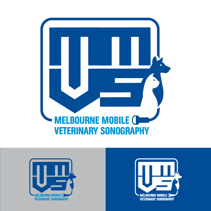 Logo Design by mans34 for Melbourne Mobile Veterinary Sonography | Design #26985560