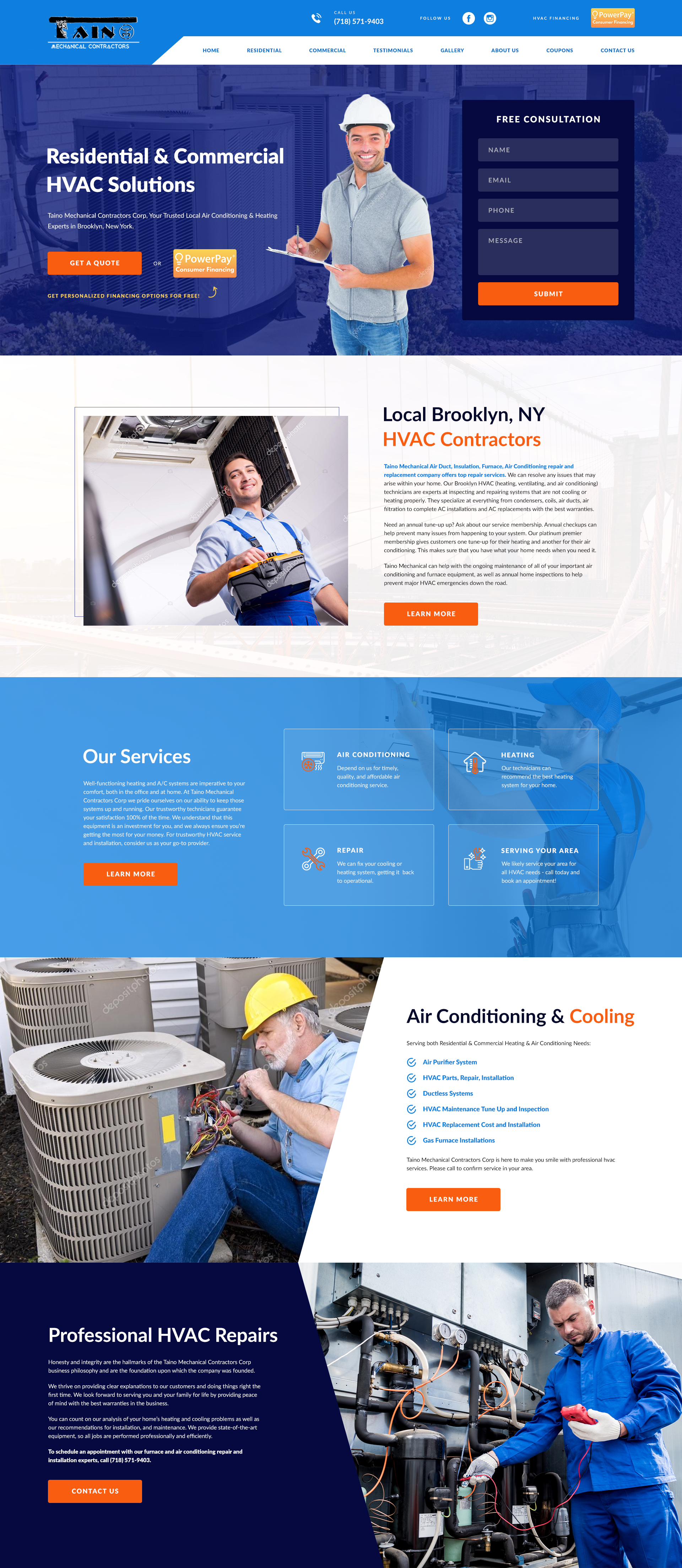 Web Design by Sol. Design for this project | Design #27016085