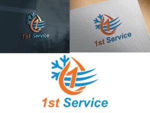 1st Service | Logo Design by akterkhadijars