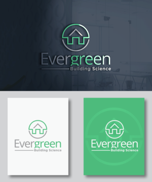 Evergreen Building Science | Logo Design by Ethien