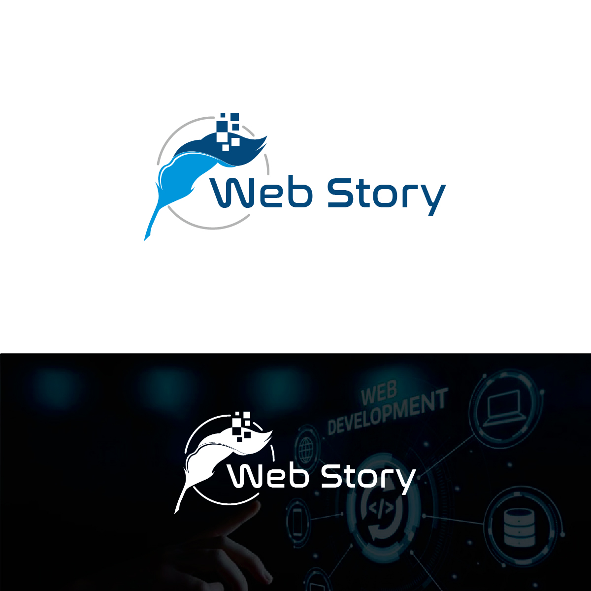 Logo Design by Deziners Zone for Web And Me | Design #26959738