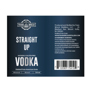 Verpackungs-Design von ronin71 für Train Wreck Distillery | Design: #26964655