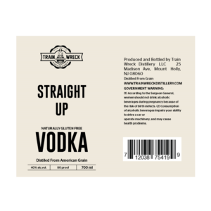 Verpackungs-Design von ronin71 für Train Wreck Distillery | Design: #26964656