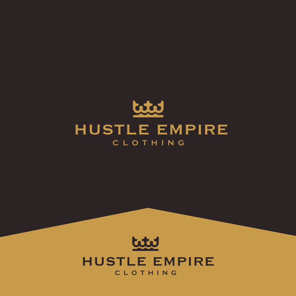 Logo Design by ecorokerz for HUSTLE EMPIRE CLOTHING | Design #26959777