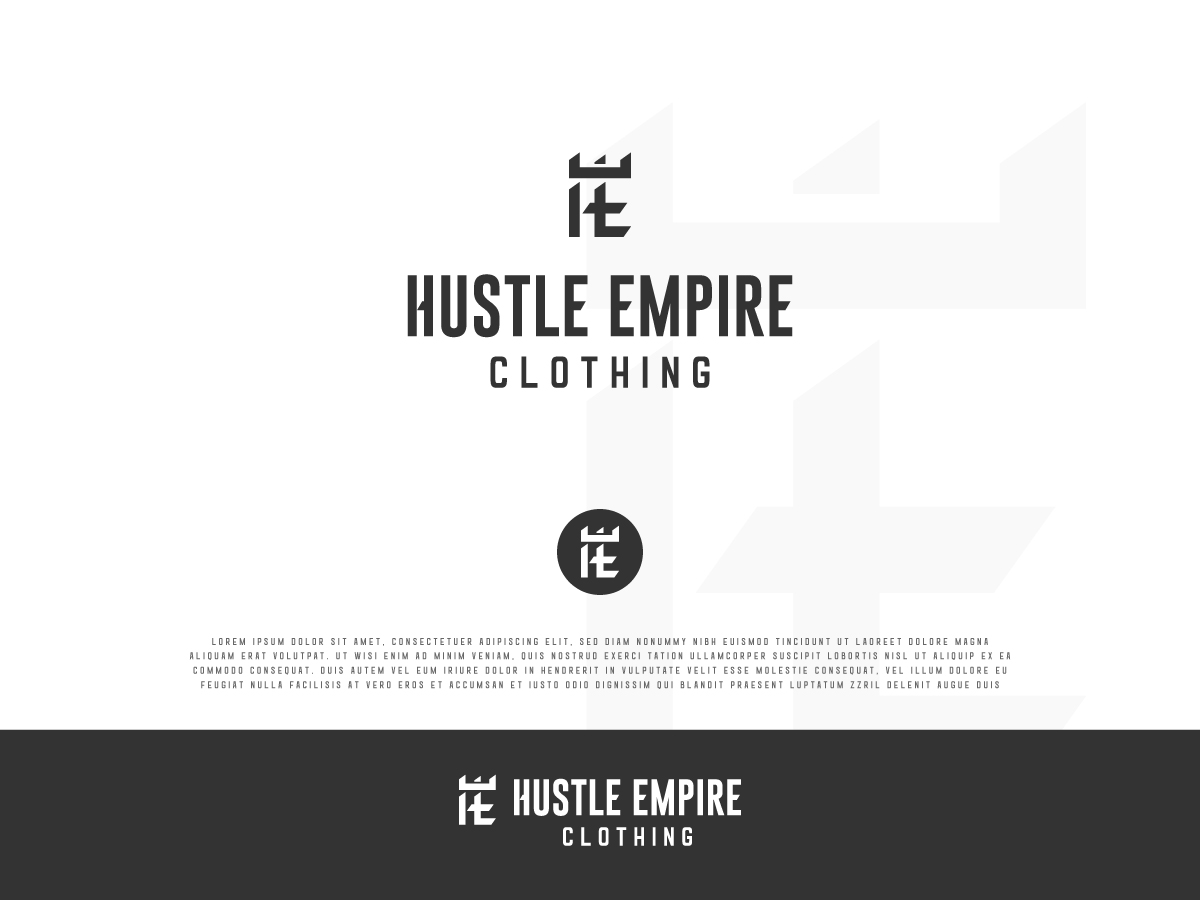Logo Design by raphis for HUSTLE EMPIRE CLOTHING | Design #26962887